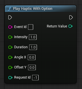 Play Haptic With Option